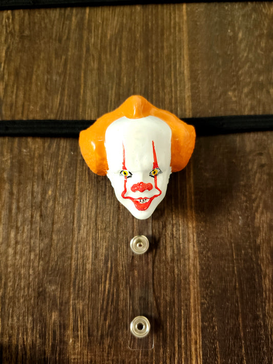 Killer Clown Badge Clip